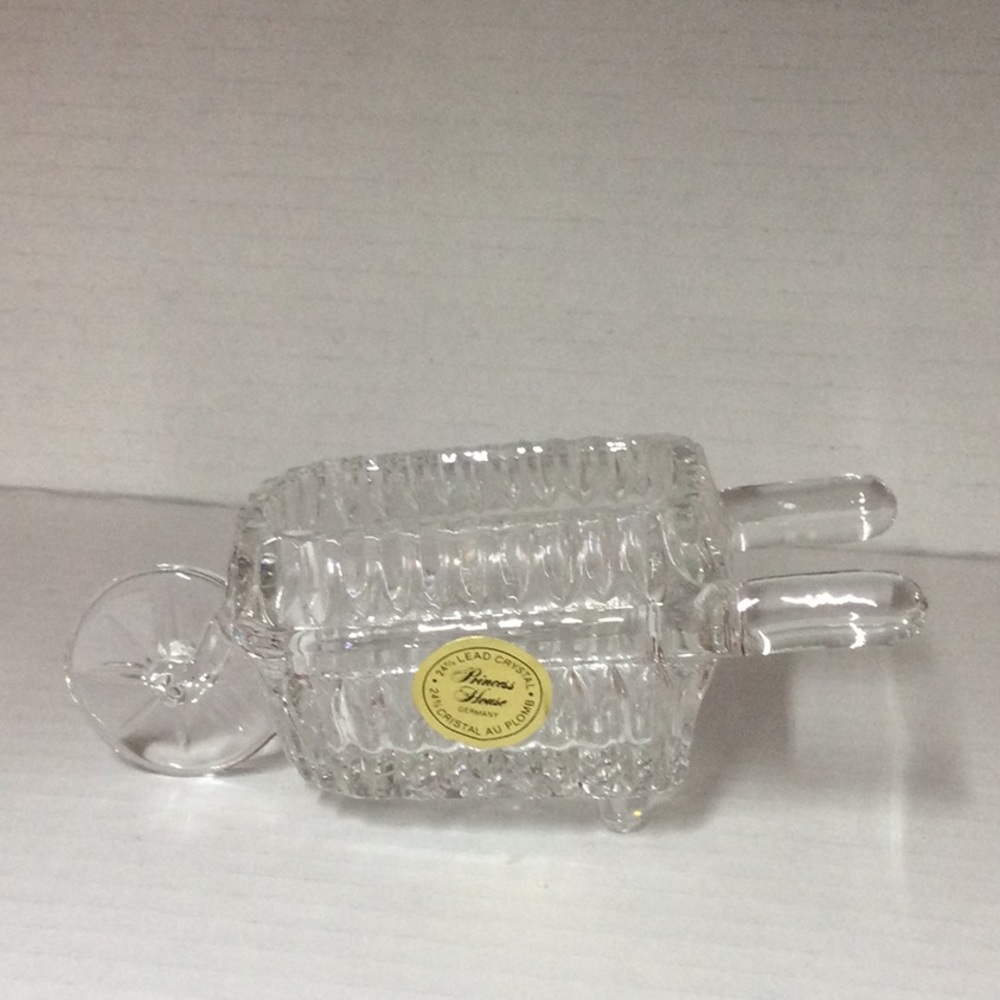 New Princess House  Crystal Gardening Wheel Barrow